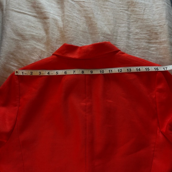 J.CREW Parke Blazer in Linen Brilliant Sunset H9710 Size 14 NWT Retails: $178 - Picture 14 of 16